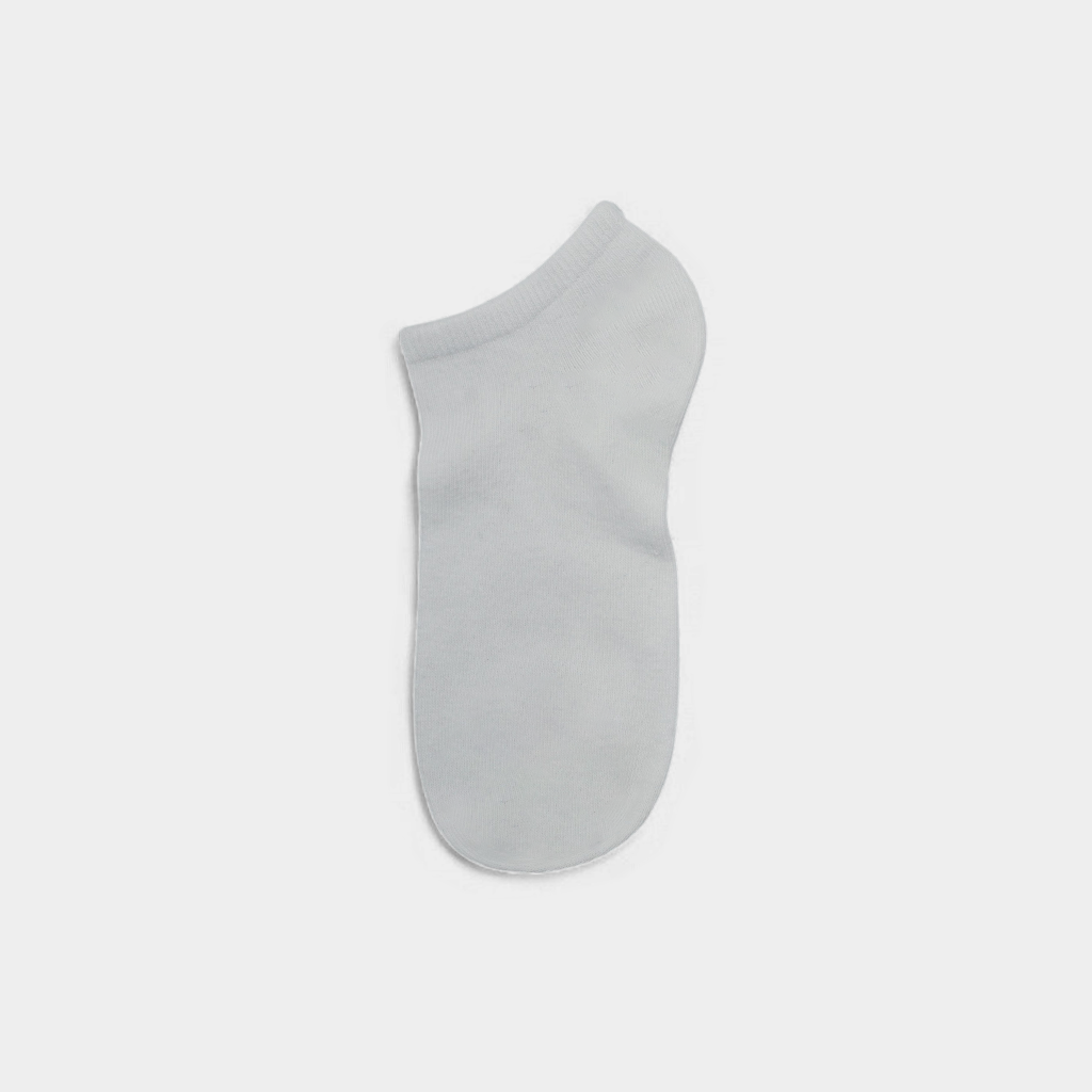 Unisex Plain White Sneaker Socks – FTS04