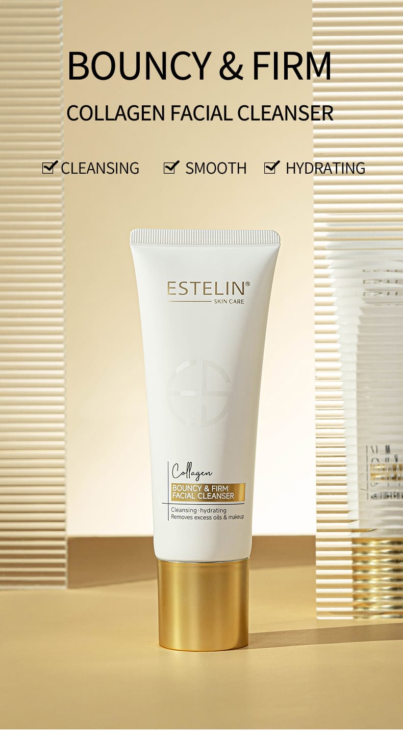 Estelin Bouncy & Firm Collagen Facial Cleanser | Brightening, Hydrating & Deep Cleansing