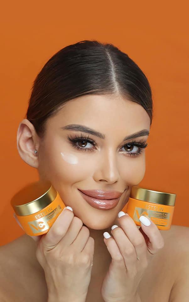 Estelin Vitamin C Plus Hyaluronic Acid Niacinamide Night Cream