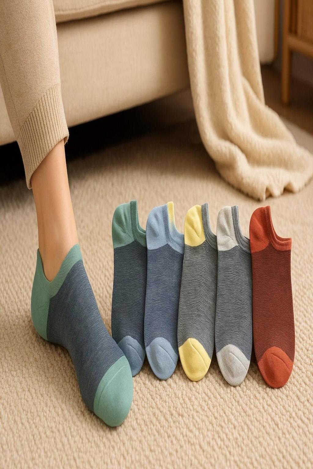 Dress Duo Ankles Socks Pack of 5