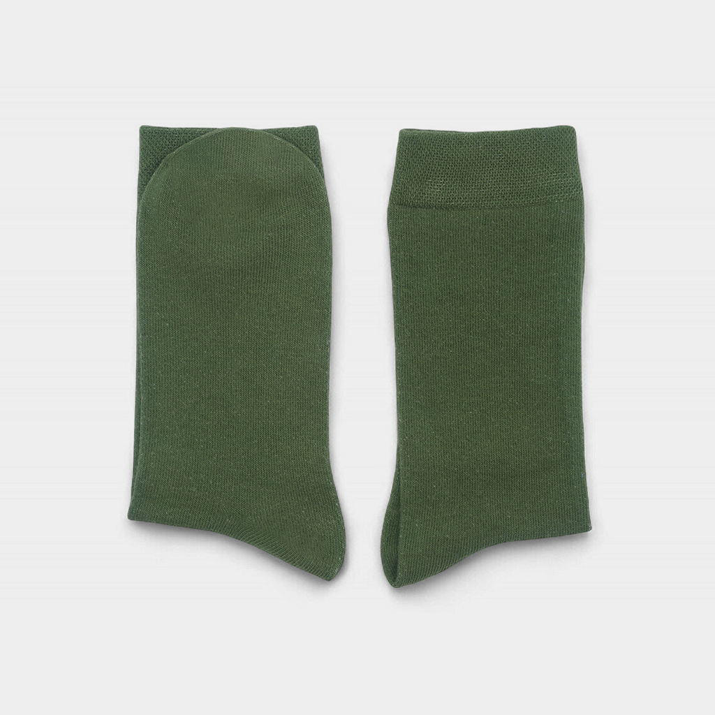 Men’s Jasmin green Casual Cotton Socks – FTS05