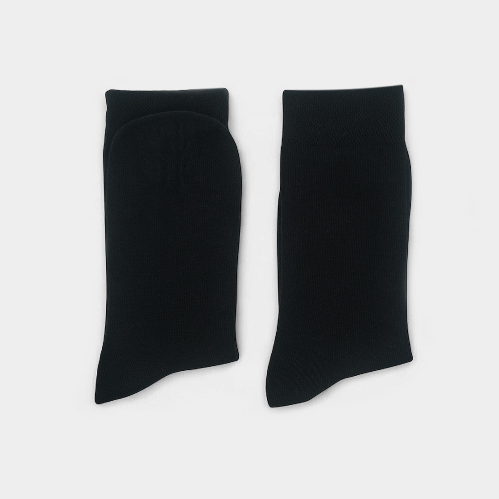 Men’s Black Casual Cotton Socks – FTS05