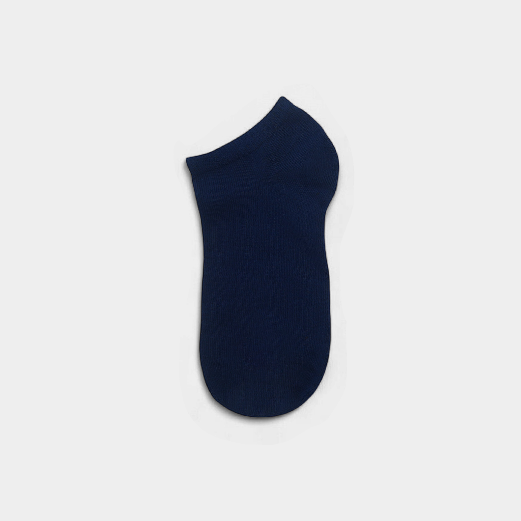 Unisex Plain Glaxy Blue Sneaker Socks – FTS04