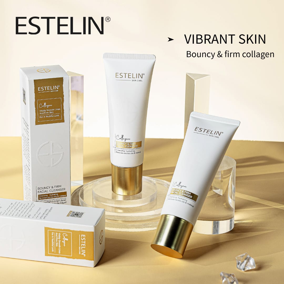 Estelin Bouncy & Firm Collagen Facial Cleanser | Brightening, Hydrating & Deep Cleansing