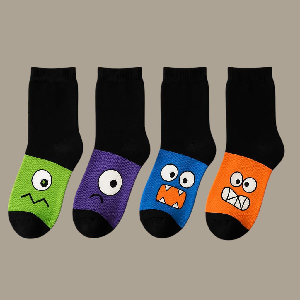 Angry Socks Pack of 4