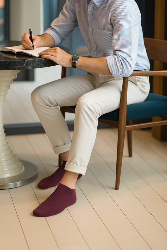 Unisex Plain Vine Sneaker Socks – FTS04