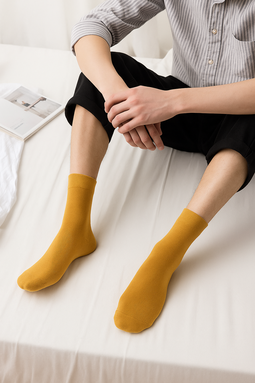 Men’s Amber Haze Casual Cotton Socks – FTS05