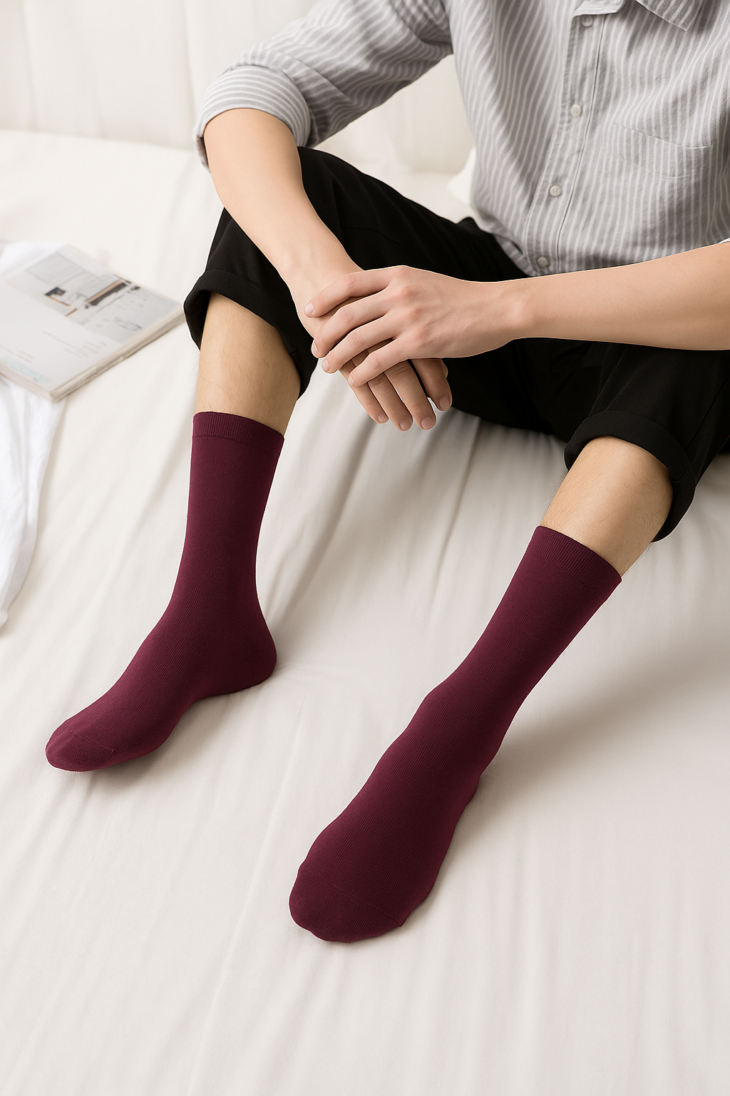 Men’s Vine Casual Cotton Socks – FTS05