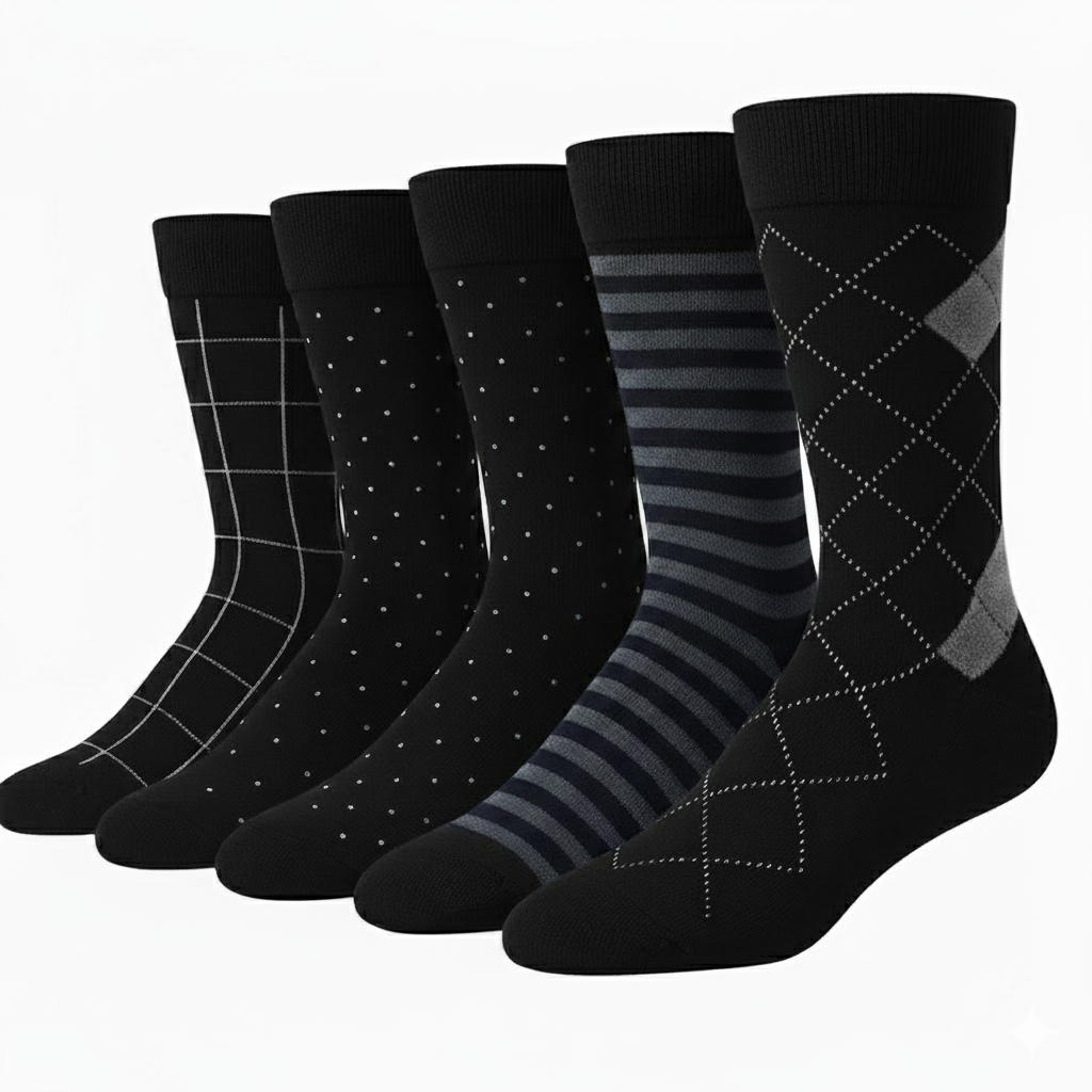 Cool Black Breeze Pack (5 Pairs)