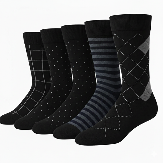Cool Black Breeze Pack (5 Pairs)