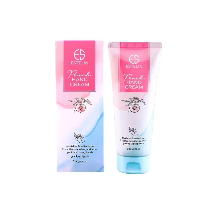 Estelin Peach Hand Cream Nourishing & Anti-Wrinkle For Softer Smoother